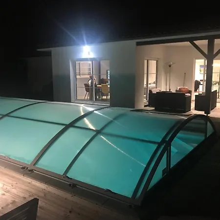 Maison Familiale A Avec Piscine Et Parking - Fr-1-319-617 Feriehus Biscarrosse