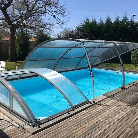 Maison Familiale A Avec Piscine Et Parking - Fr-1-319-617 Feriehus Biscarrosse